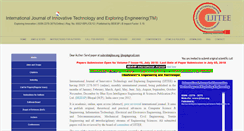 Desktop Screenshot of ijitee.org